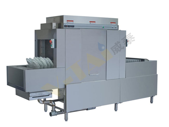 大型商用长龙式洗碗机