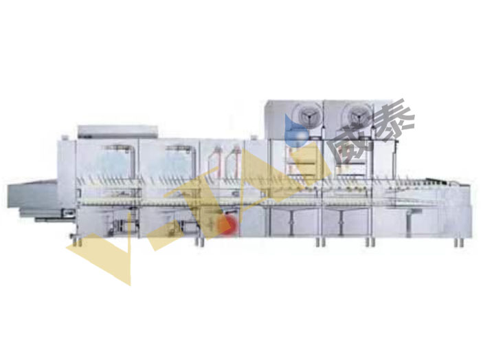 6350 AE-F2RD2 双缸双喷缓冲双烘干长龙式洗碗机